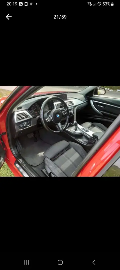 BMW 318 318d Touring Sport Line Aut. Sport Line Rot - 2