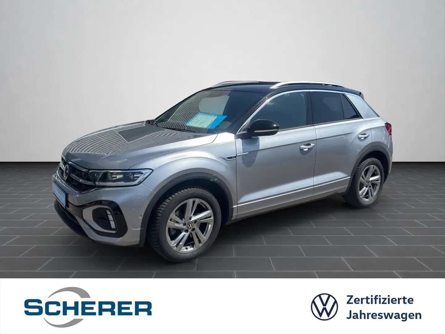 Volkswagen T-Roc T-ROC R-Line 2.0 TDI AHK LED KAMERA SITZHEIZUNG Zilver - 1