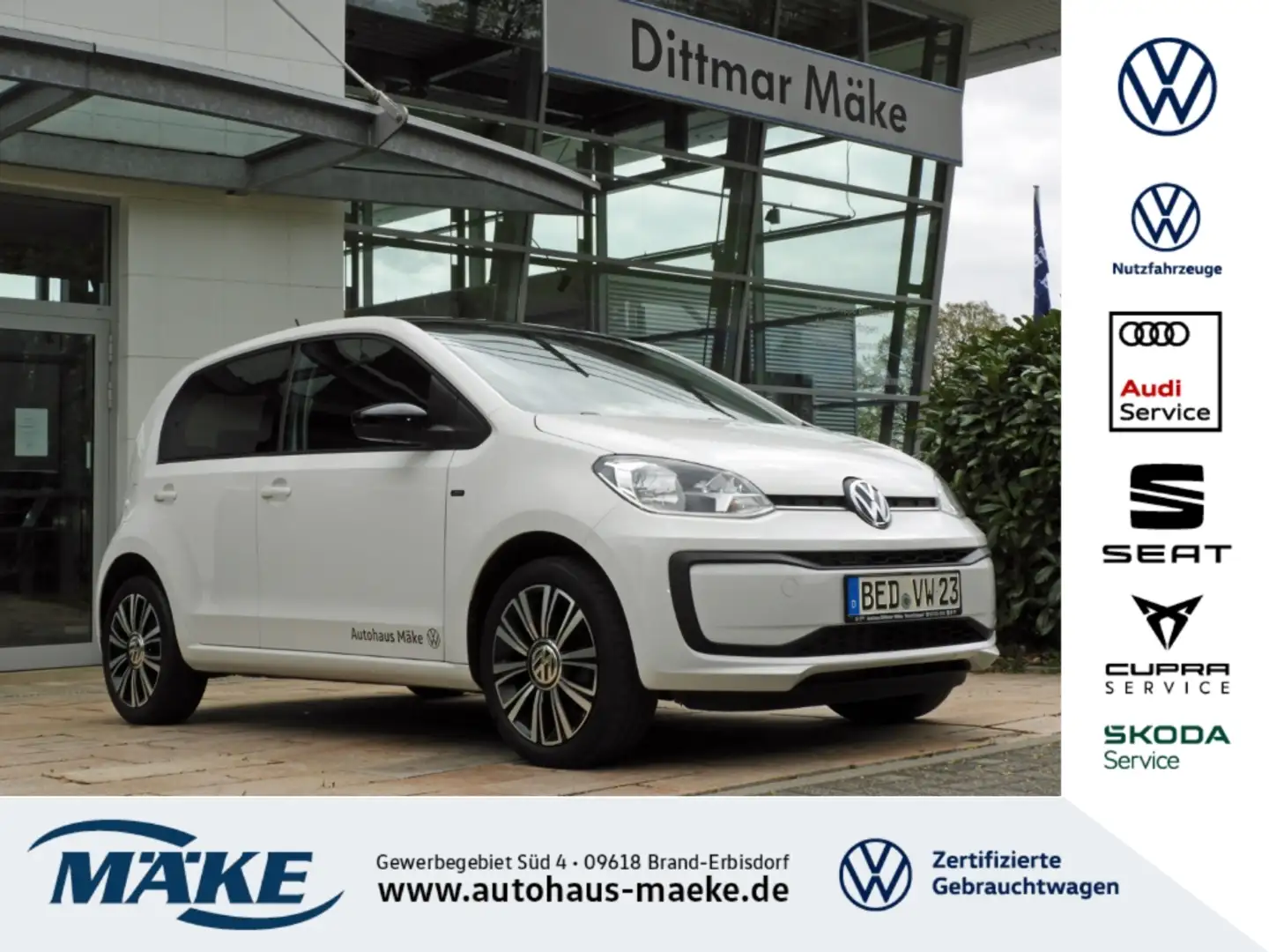 Volkswagen up! join 1.0 BMT ALU GRA KLIMA PDC Weiß - 1