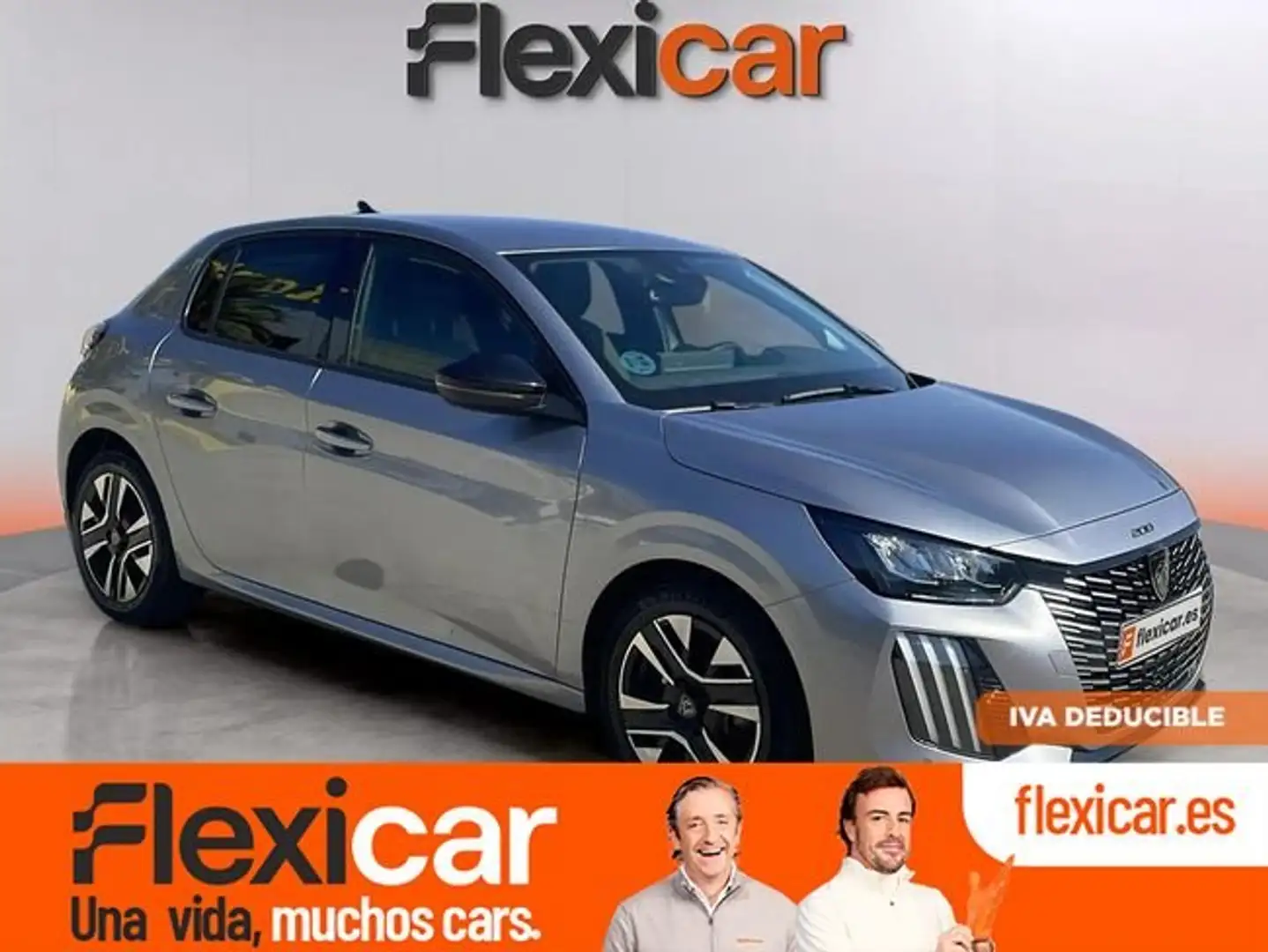 Peugeot 208 1.2 Puretech S&S Allure 100 Gris - 1