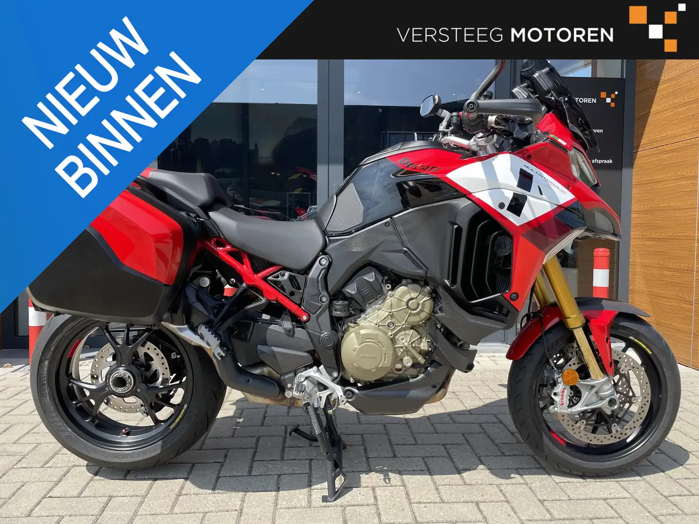 Ducati Multistrada V4 Pikes Peak 1ste eig#9.983 KM#Veel extra Carbon# V4 Rood - 1