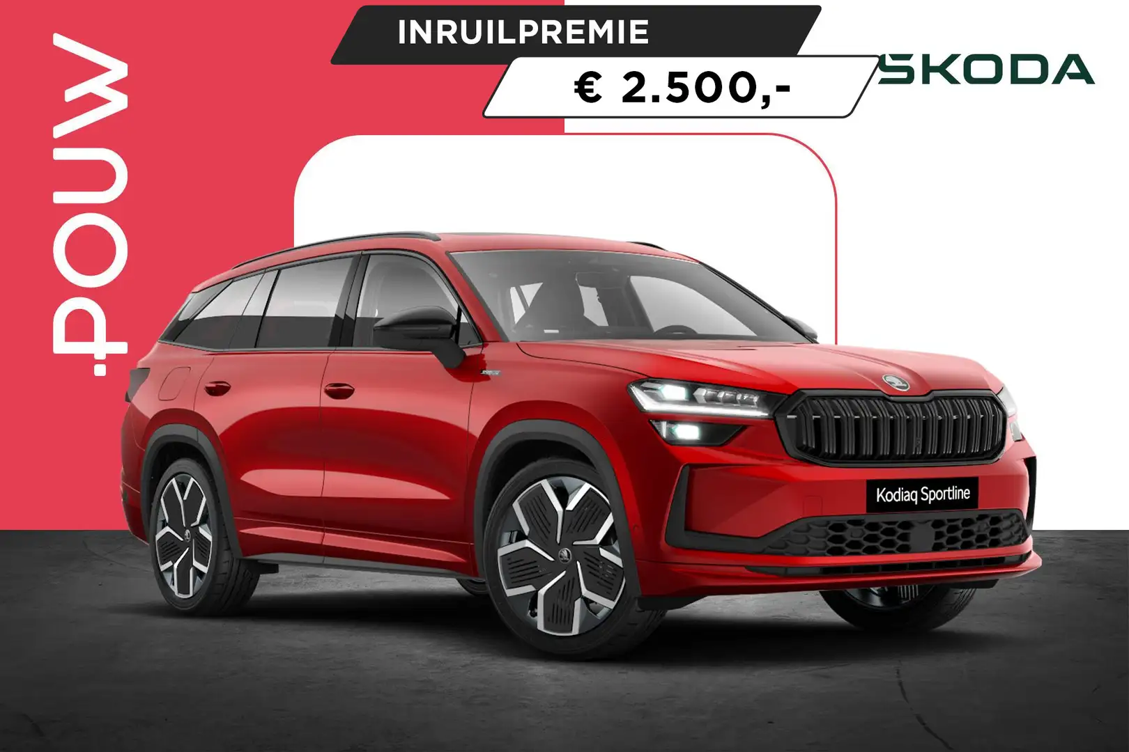 Skoda Kodiaq 1.5 TSI PHEV 204pk DSG Sportline Business | Trekha Rood - 1