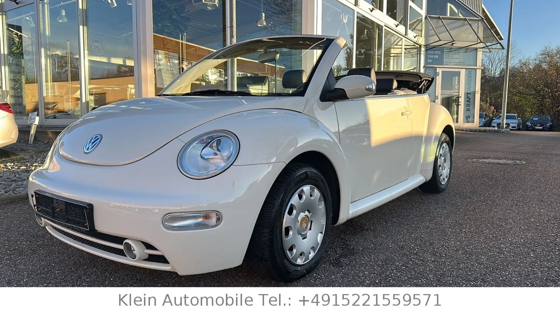 Volkswagen New Beetle Cabriolet 1.9 TDI TÜV NEU 2.Hand Weiß - 1