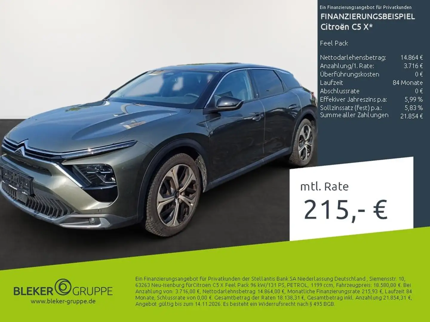 Citroen C5 X Feel Pack Gris - 1