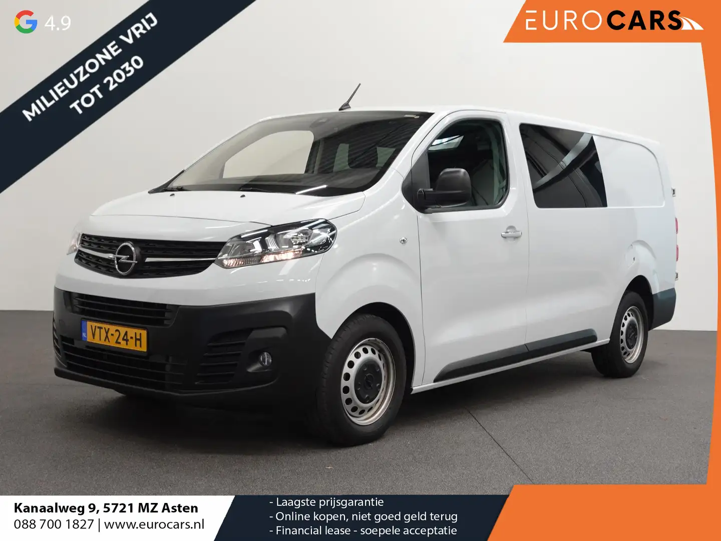 Opel Vivaro 2.0 CDTI L3H1 Dubbele Cabine Edition Airco Navigat Wit - 1