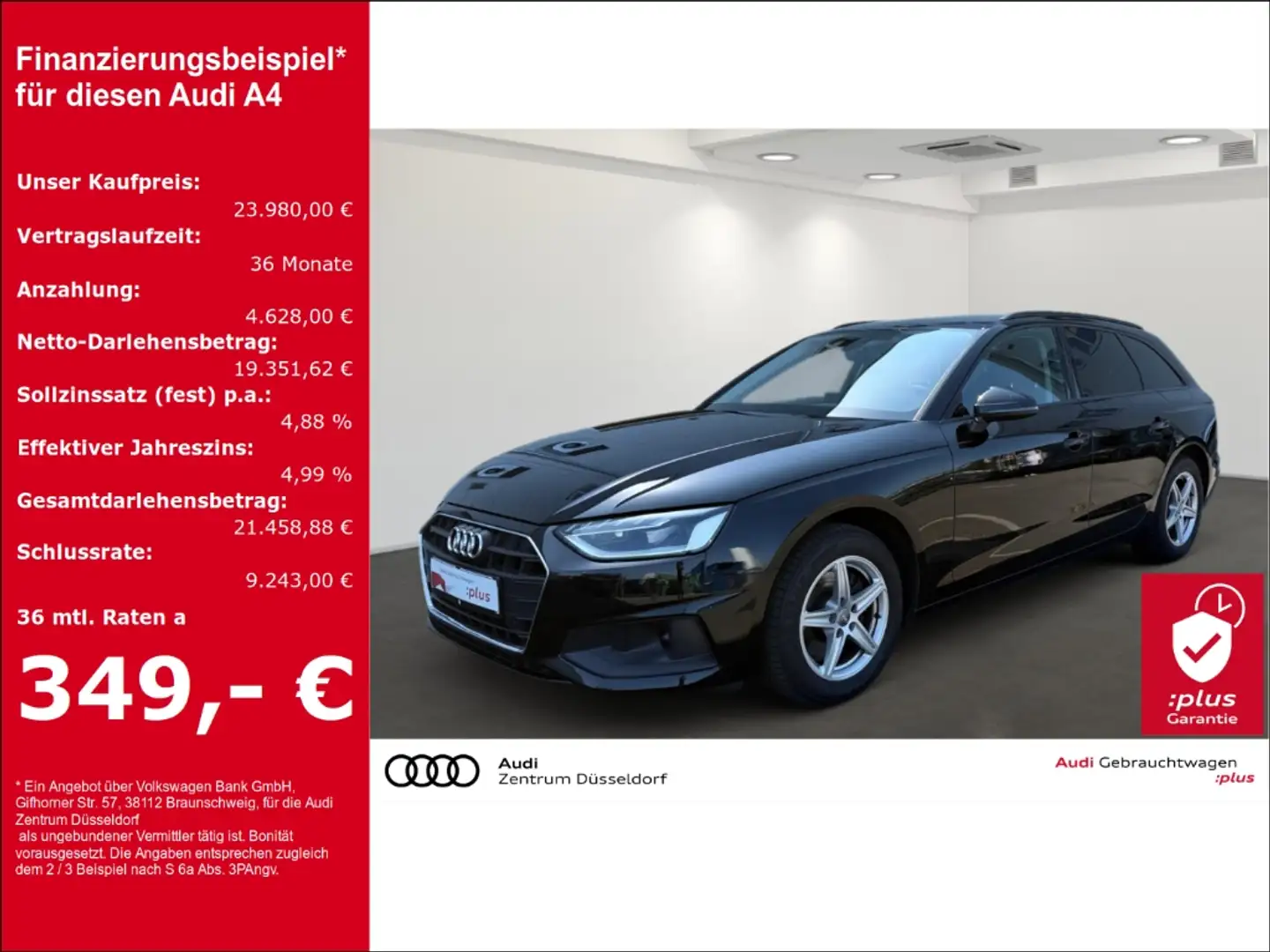 Audi A4 Avant 35 TDI MMI ACC PDC AHK Noir - 1