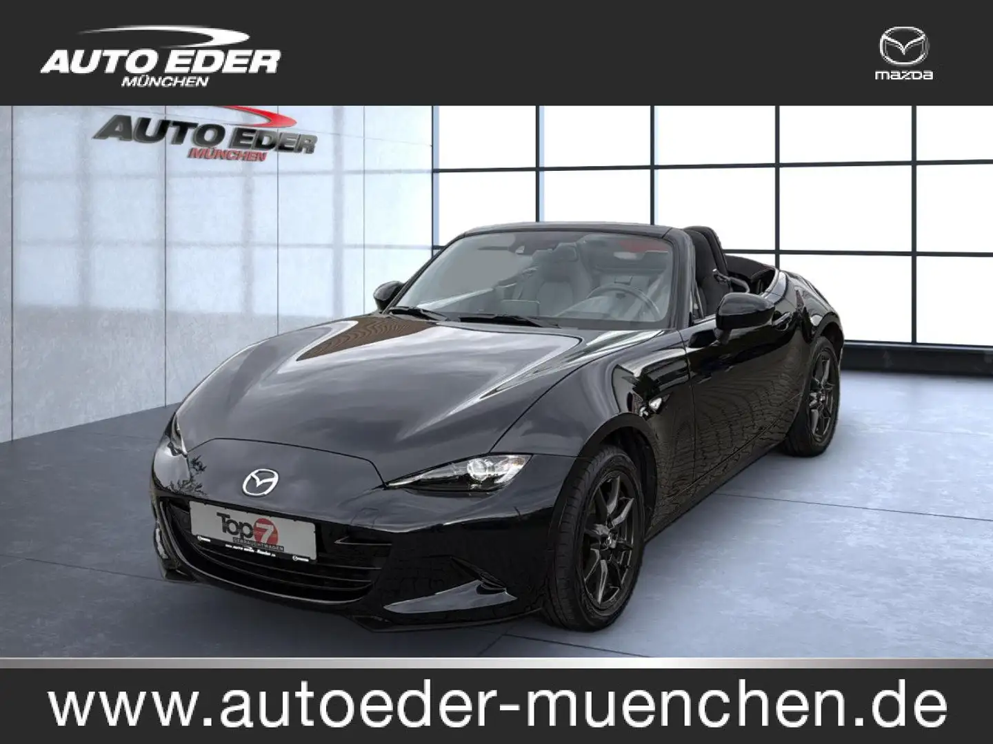 Mazda MX-5 Sports-Line Bluetooth Navi LED Vollleder Schwarz - 1