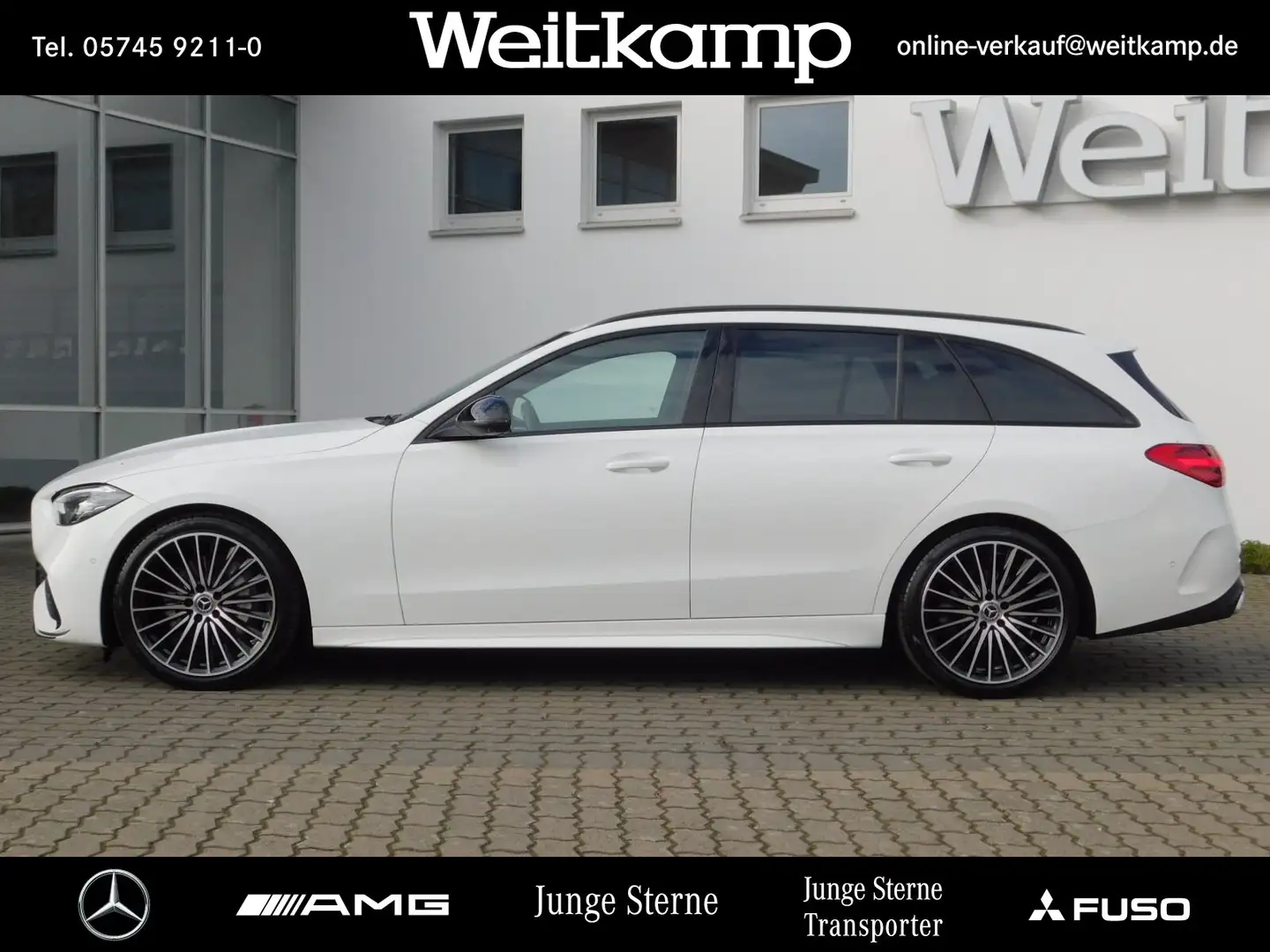 Mercedes-Benz C 180 C 180 T AMG+Night+AHK+Distronic+Keyl.+360°+Burm. Weiß - 2