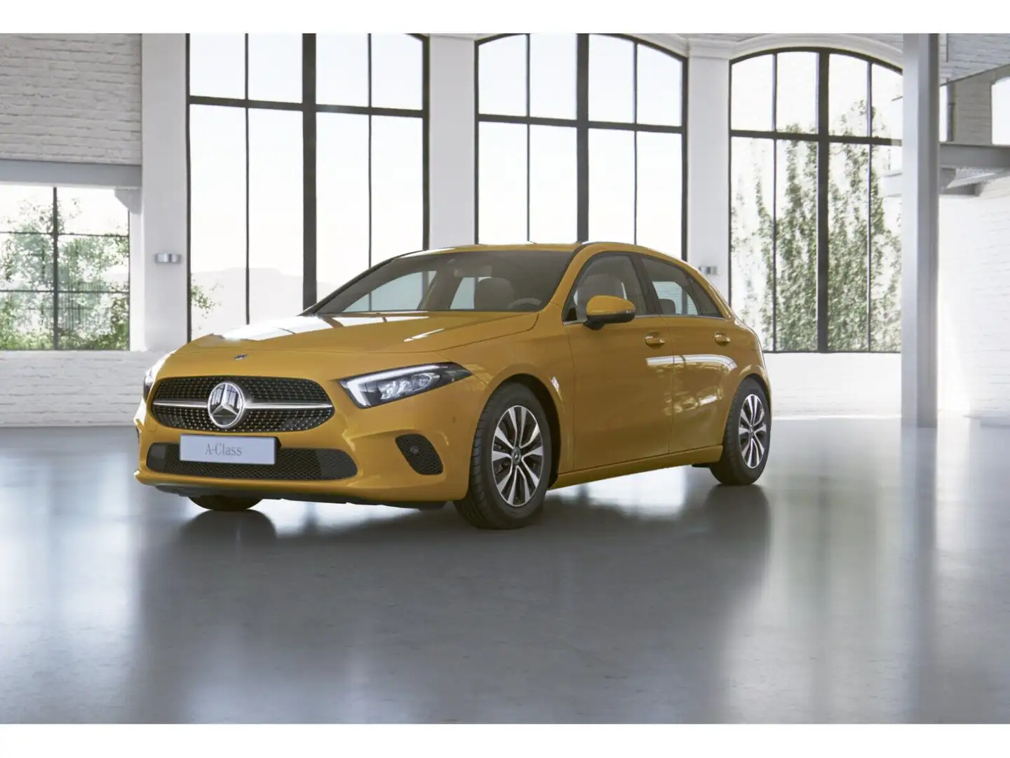 Mercedes-Benz A 200 d  MBUX*CarPlay*AHK*AUT*LED*Navi*RKam*PTS Gelb - 1