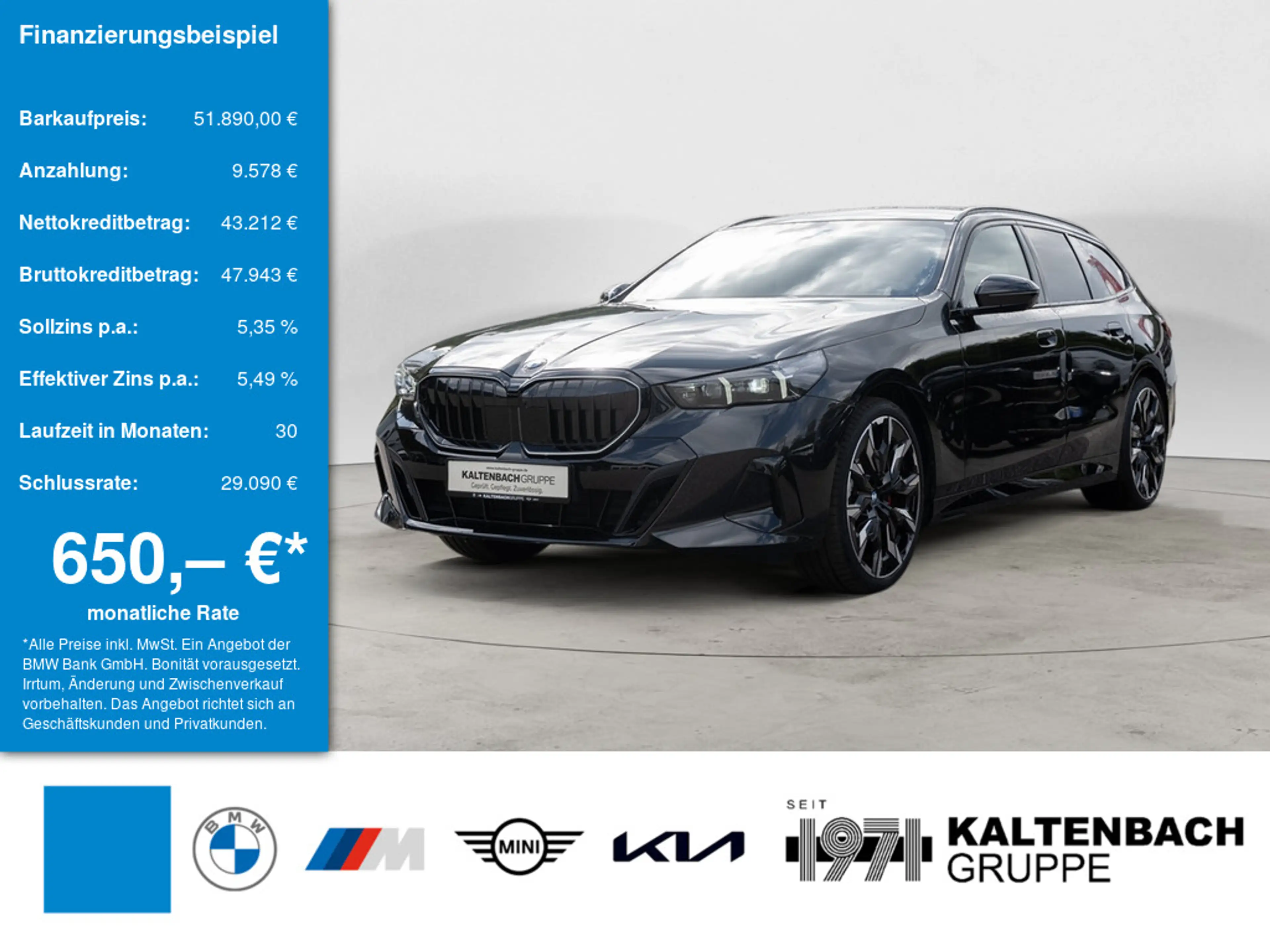 BMW 520 i Touring M-Sport Pro PANO AHK HUD 360°