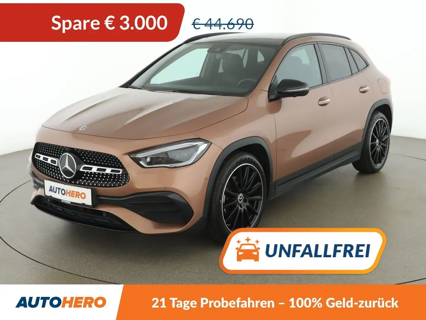 Mercedes-Benz GLA 200 GLA 200 d 4Matic AMG Line Aut. *ACC*SPUR*TOT*AHK* Braun - 1