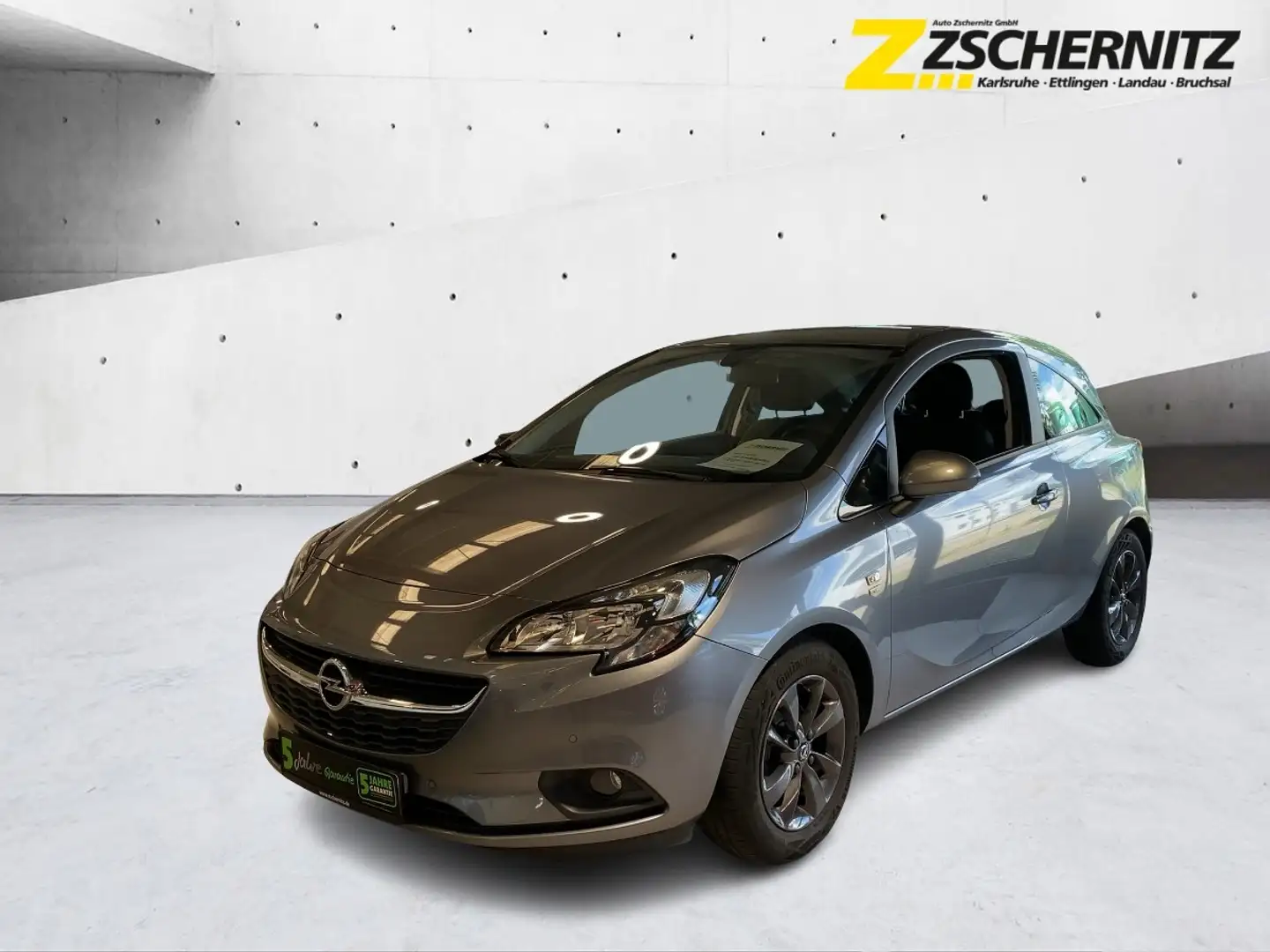 Opel Corsa E ecoFlex 1.4 120 Jahre LM PDC KAM Klima Gris - 1