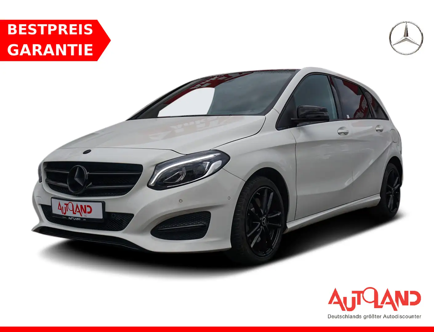 Mercedes-Benz B 250 B250 Urban Aut. LED Navi Panorama Tempomat PDC Blanc - 1