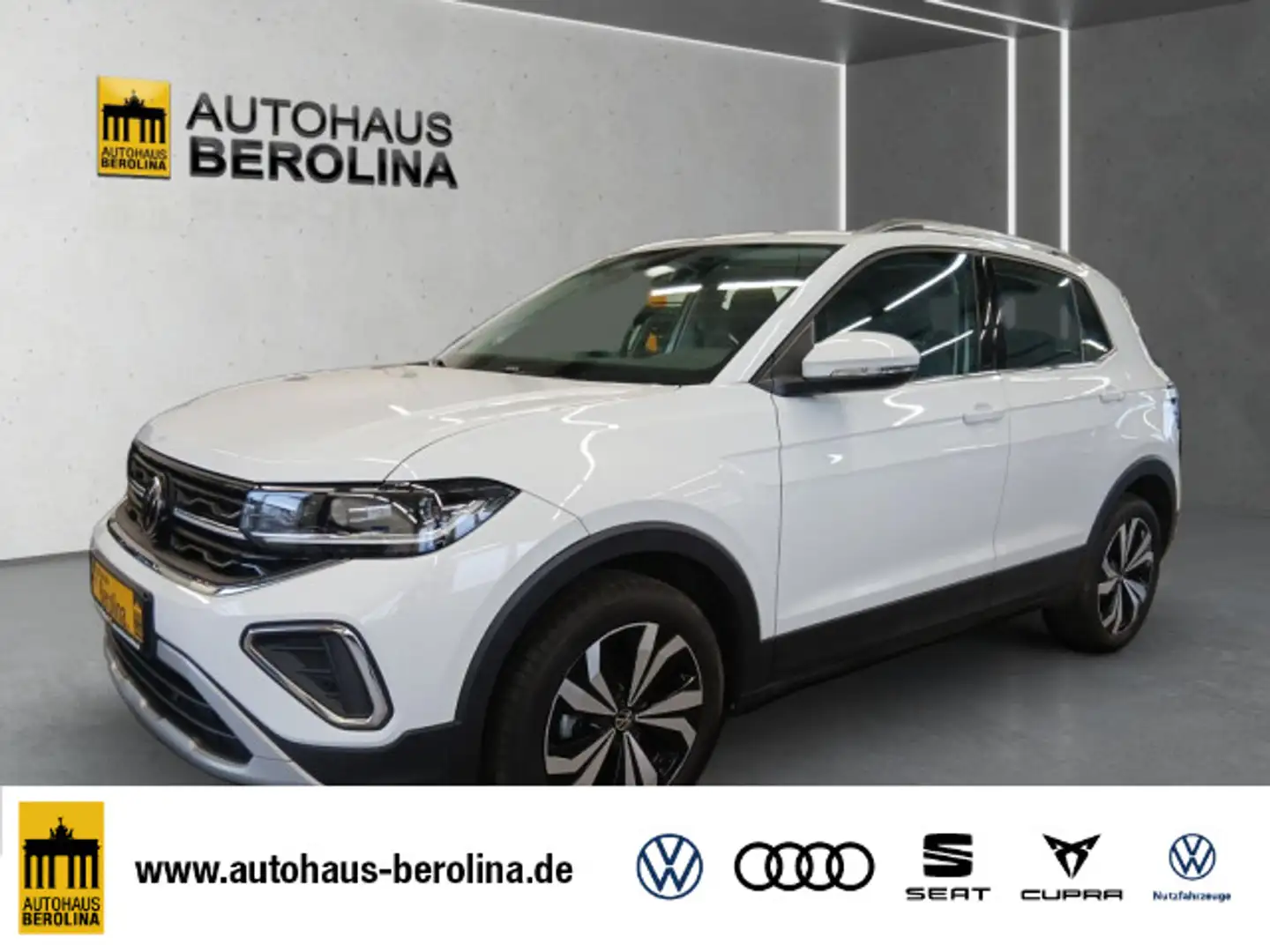 Volkswagen T-Cross 1.0 TSI Style DSG *ACC*R-CAM*PDC*SHZ* Weiß - 1