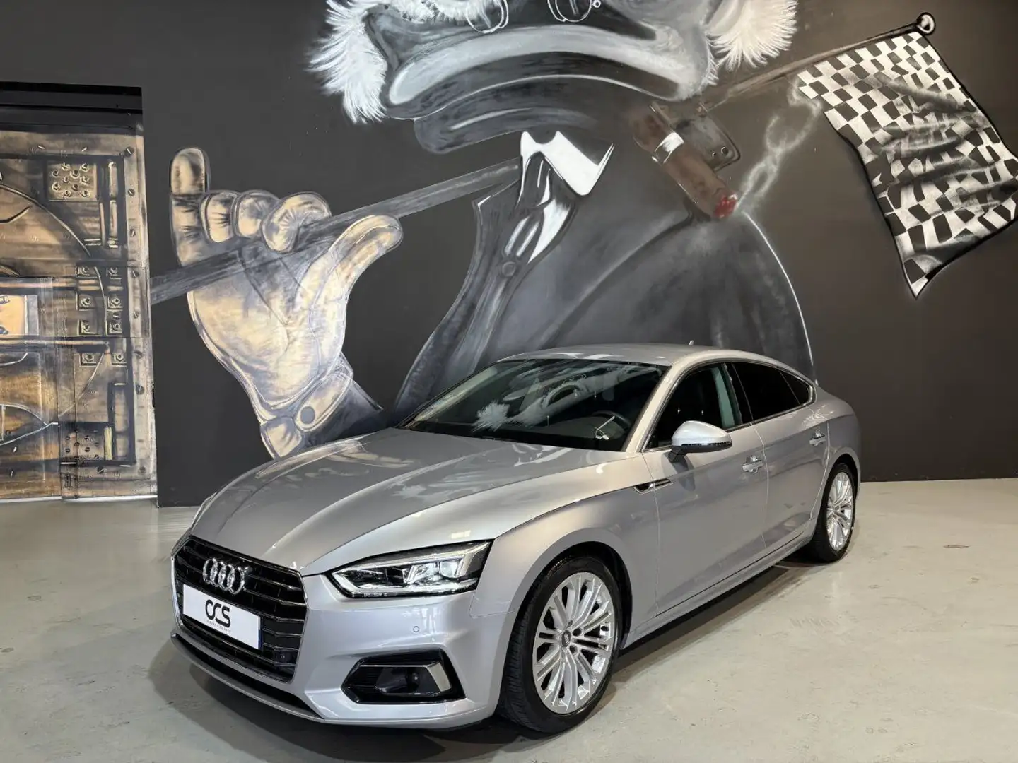 Audi A5 40 TFSI 190 S TRONIC 7 DESIGN LUXE SB Attelage Gris - 2