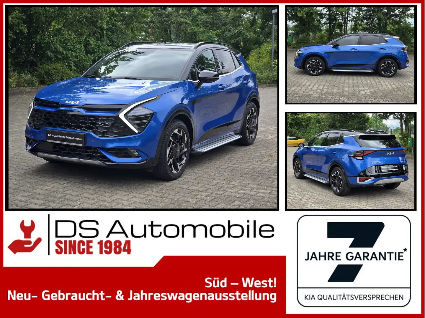 Kia Sportage 1.6T PHEV GT-Line|Drive|Sound|Glasdach Blauw - 1