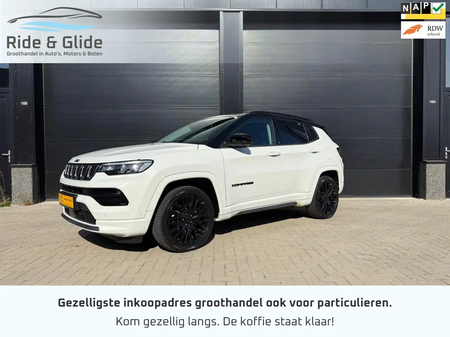 Jeep Compass 4xe 240 Plug-in Hybrid Electric S 360 camera BTW G Wit - 1