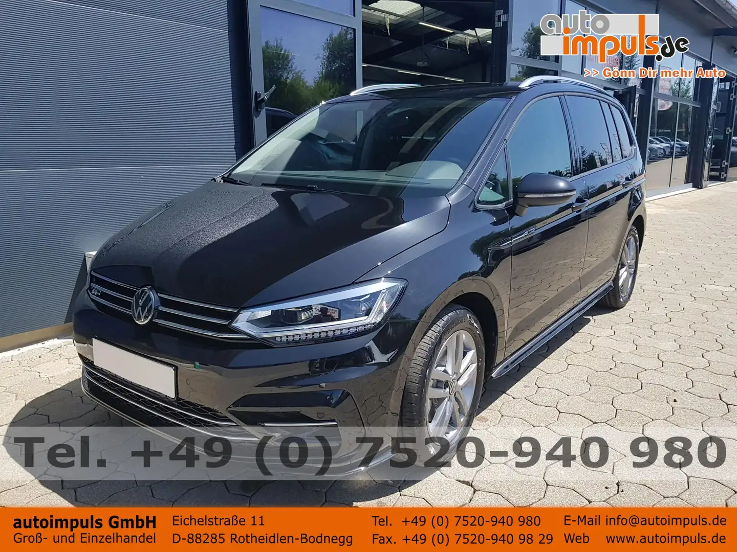 Volkswagen Touran Comfort Plus R-Line 1,5TSI DSG 110KW 7 Sitze, A... Schwarz - 1