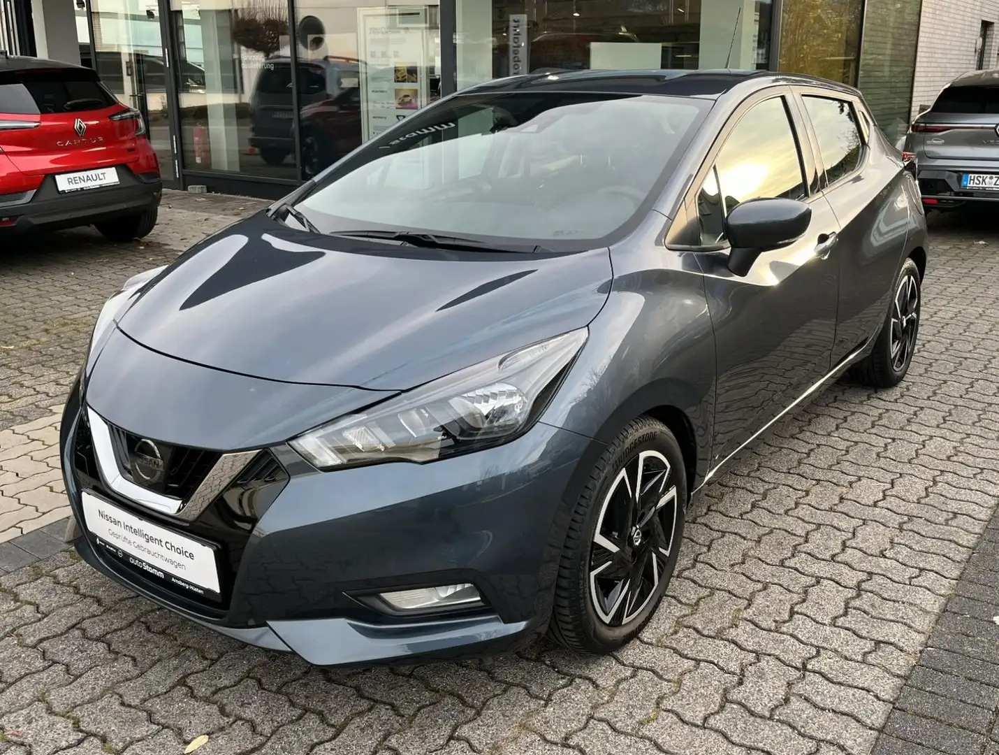 Nissan Micra N-Way Navi KAA EPH SHZ 1Hd Met. TOP Gris - 1