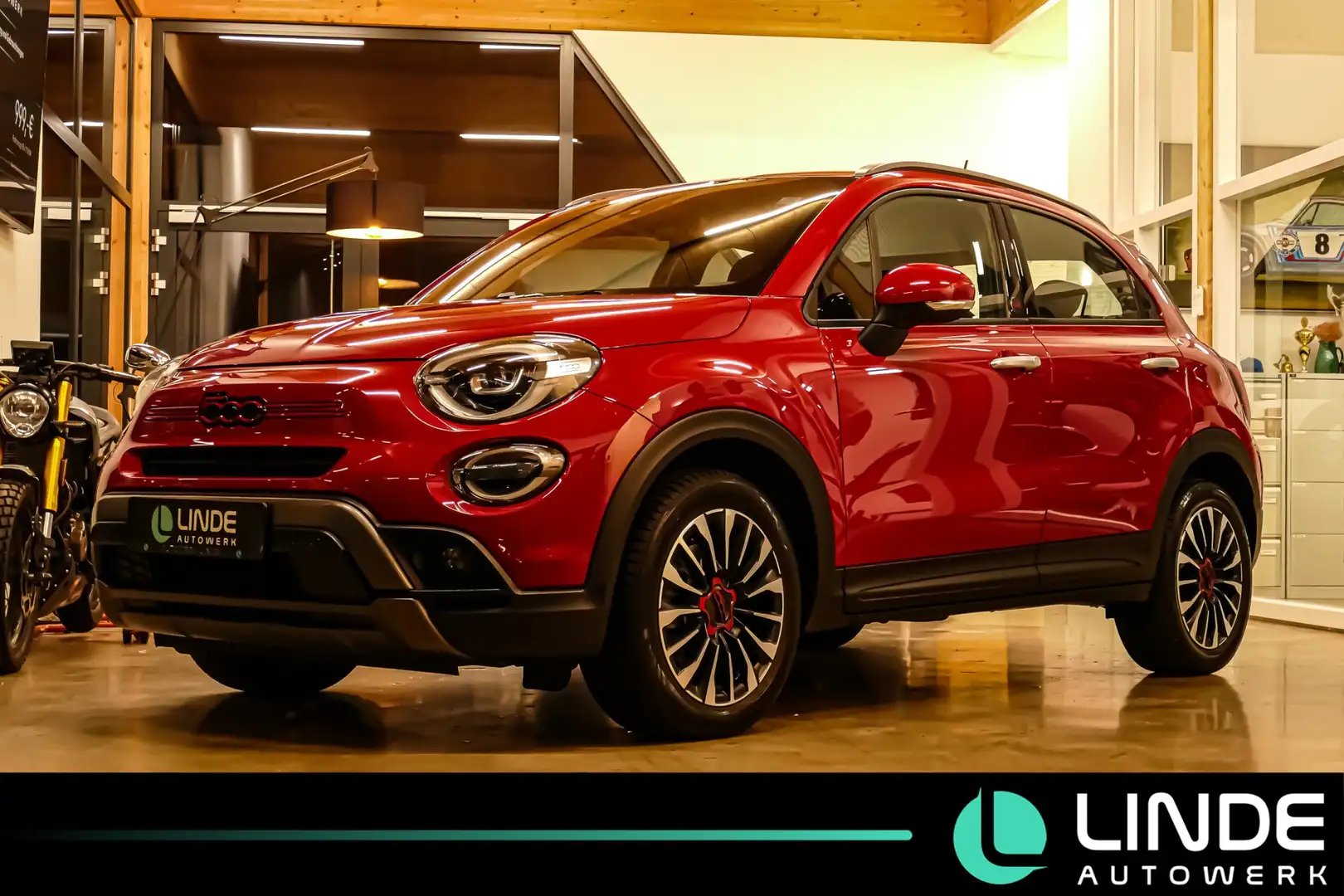 Fiat 500X Red Mild-Hybrid |PDC|TEMPO.|KLIMA|LANE|17 Rot - 1