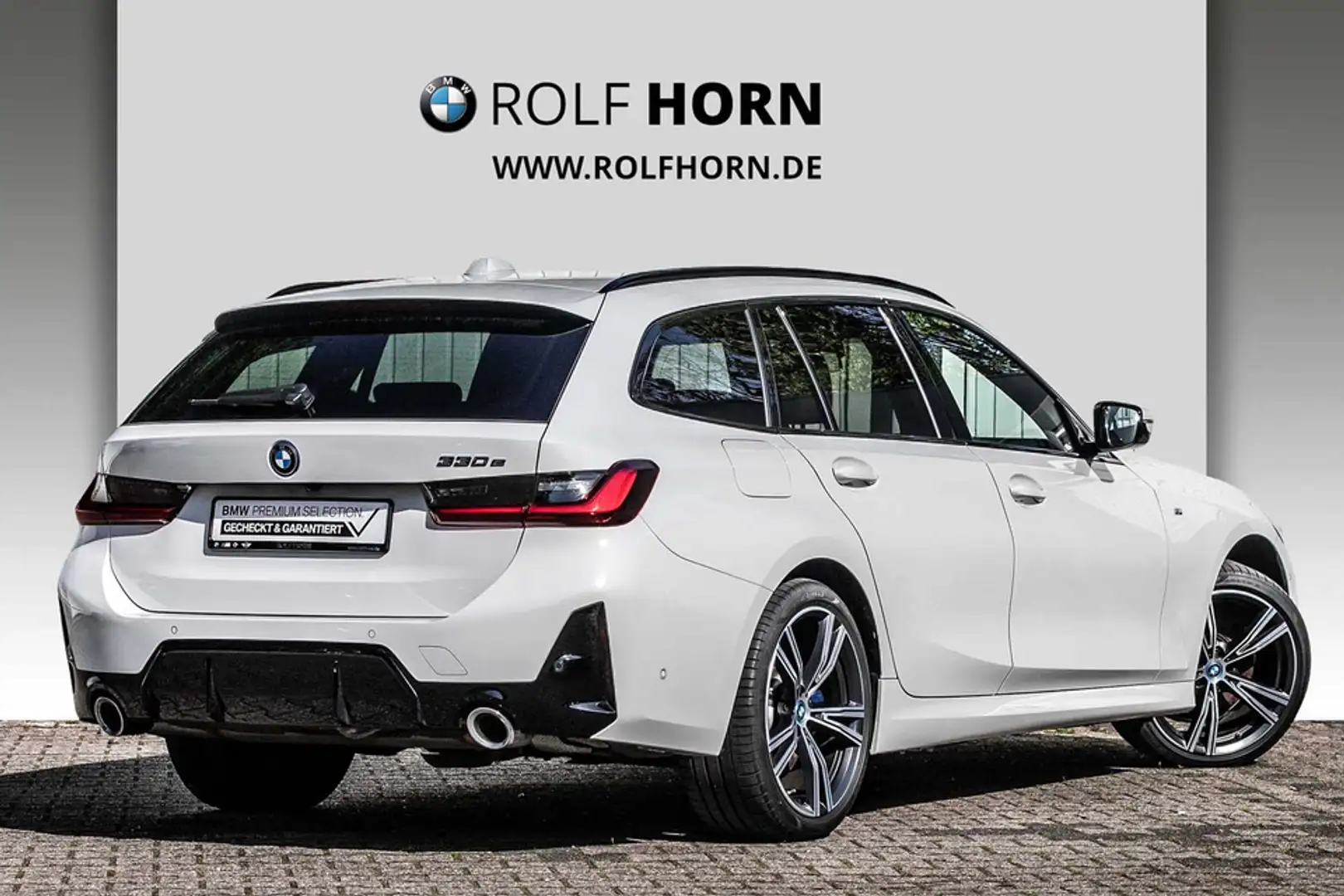 BMW 330 e Touring M Sportpaket AHK RfKam. Navi HeadUp Blanc - 2