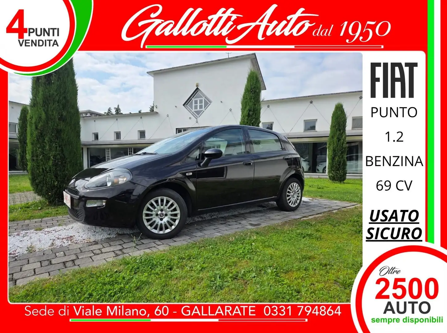 Fiat Punto 1.2 8V 5 porte Noir - 1