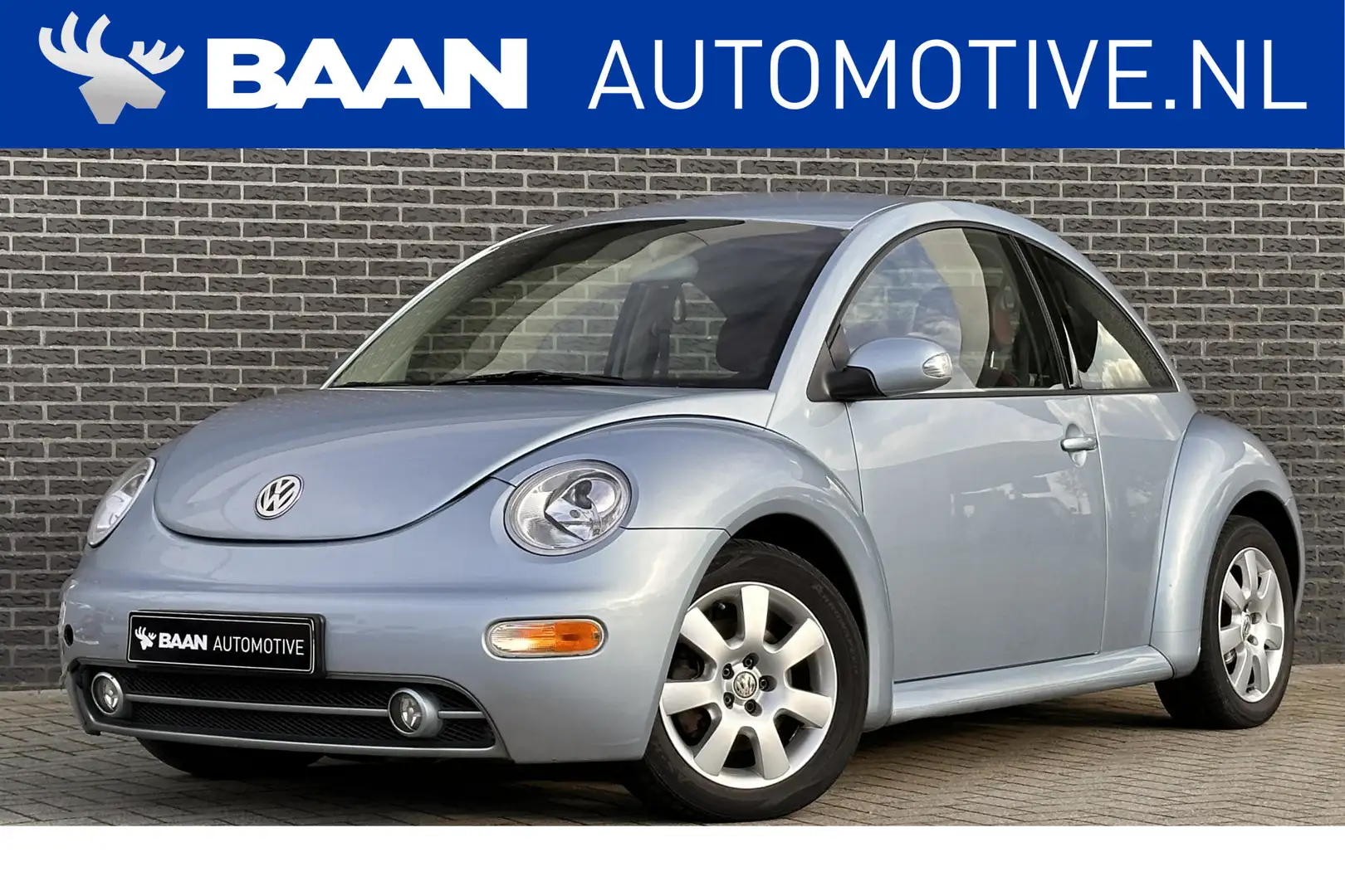 Volkswagen New Beetle 1.8-5V Turbo Highline | Leder | Airco Blauw - 1