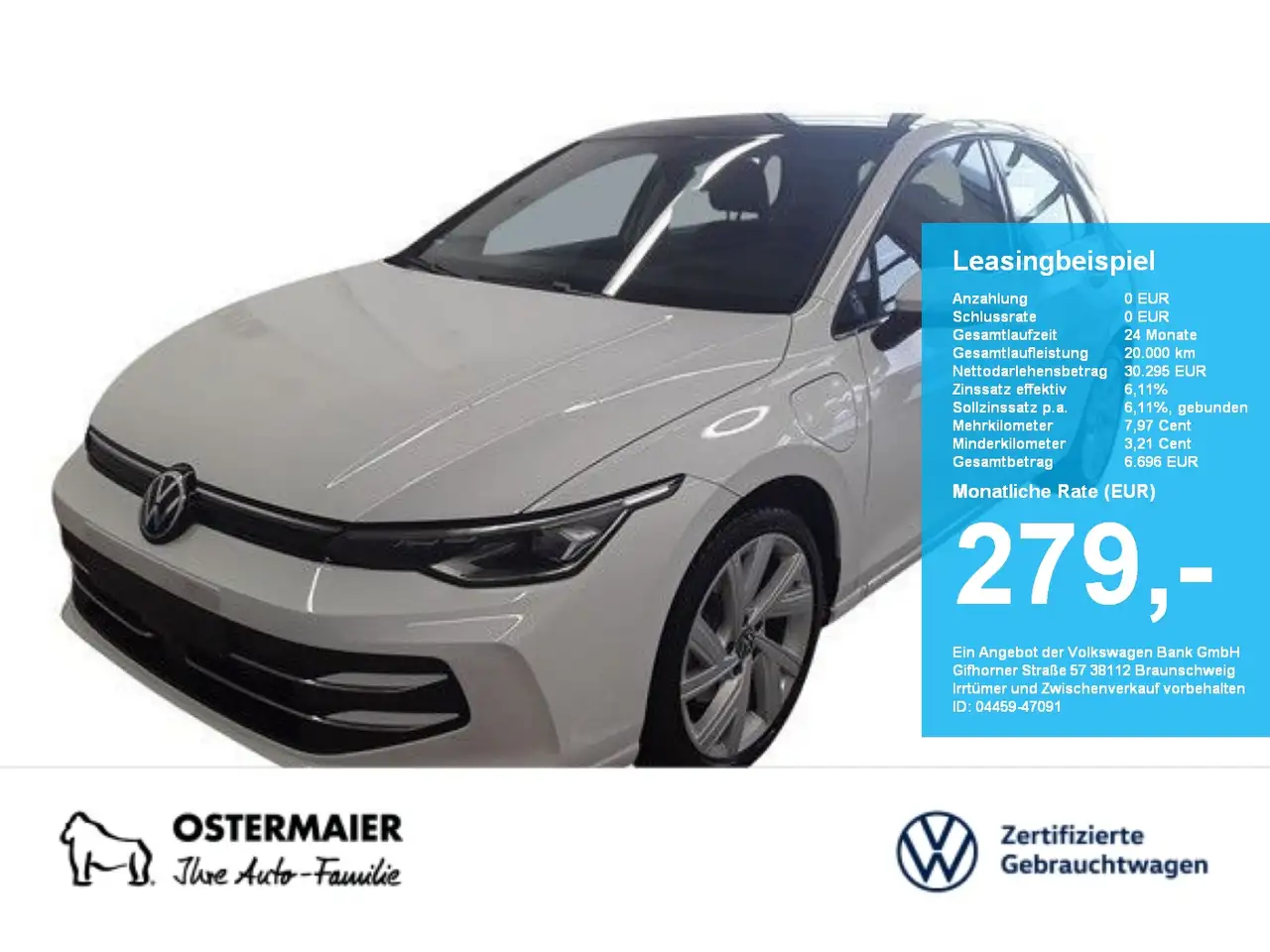 Volkswagen Golf VIII STYLE 1.5eTSI 204PS DSG HYBRID ACC.5J-G.KAMER