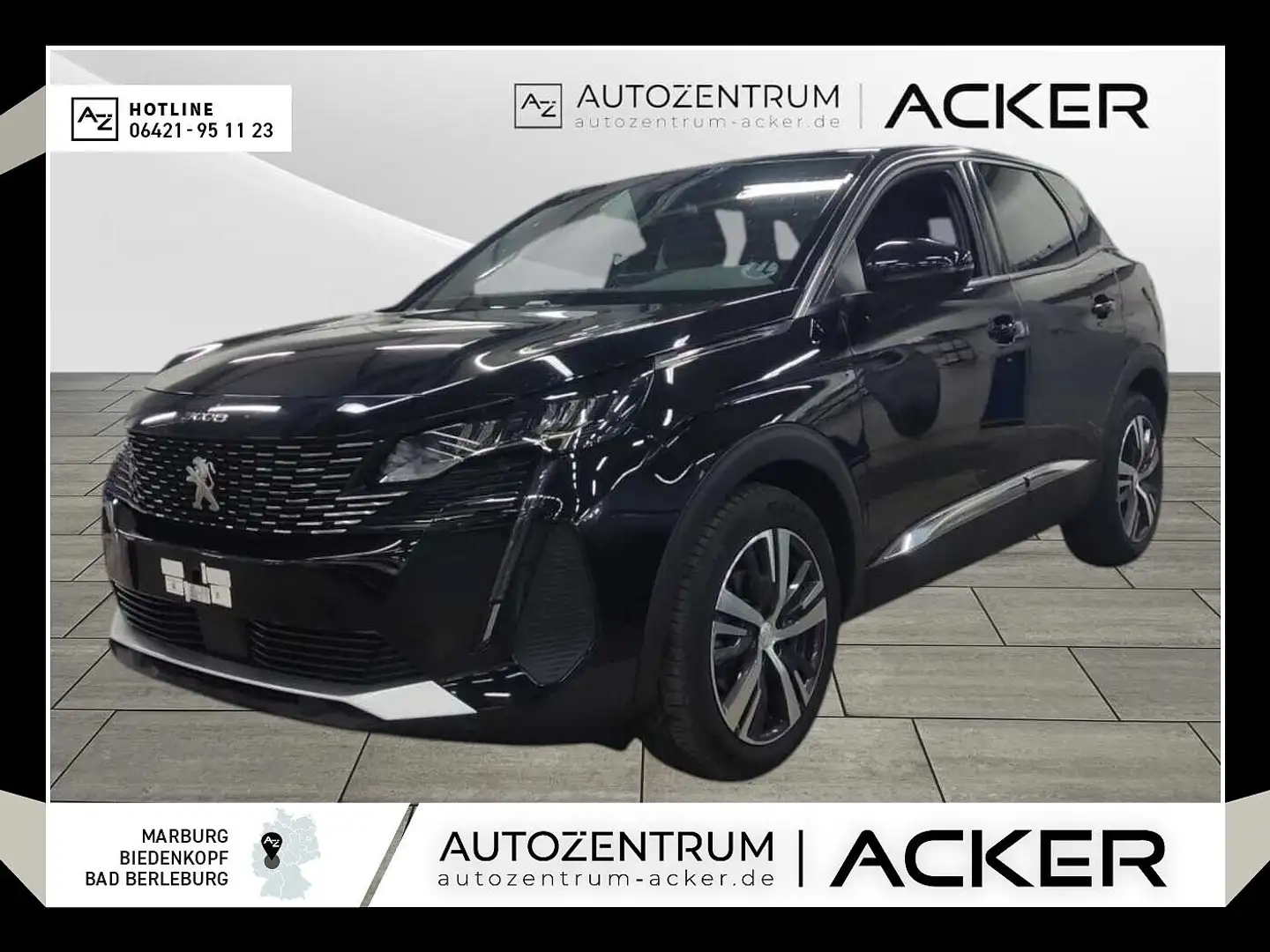 Peugeot 3008 Hybrid 145 Allure Pack e-DSC 6 LED -46%* Zwart - 1