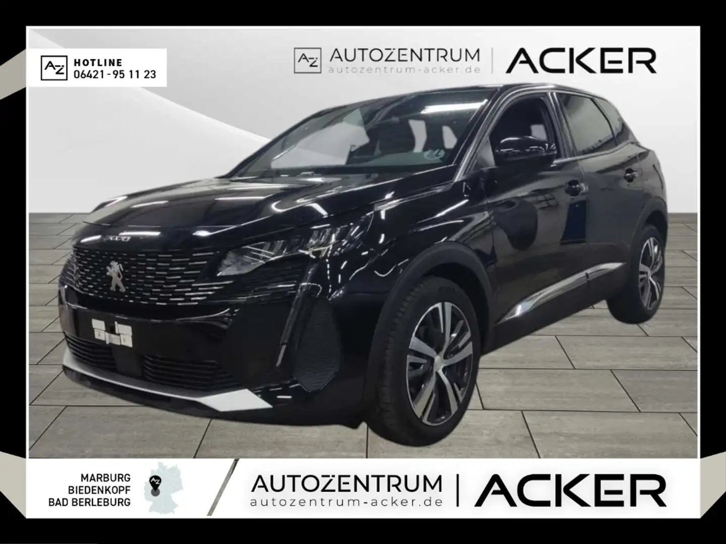 Peugeot 3008 Hybrid 145 Allure Pack AT LED -49%* Nero - 1