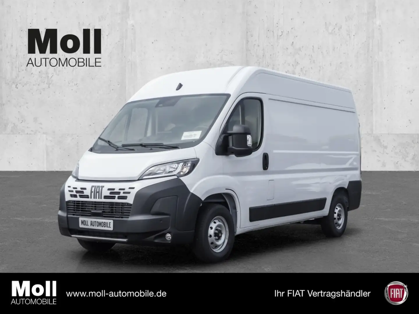 Fiat Ducato L2H2 140 AHK Techno Premium Cargo Visibilit Weiß - 1