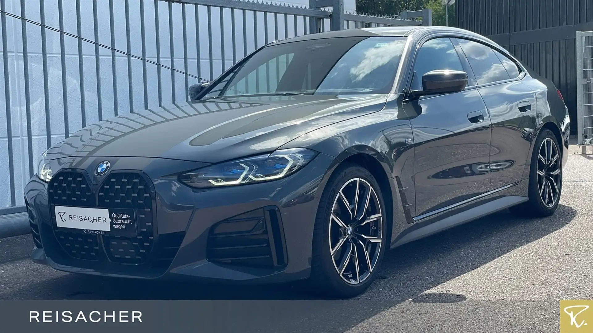 BMW 420 420d xDrive Gran Coupé M-Sport AHK Laser DA-Pro Grijs - 1