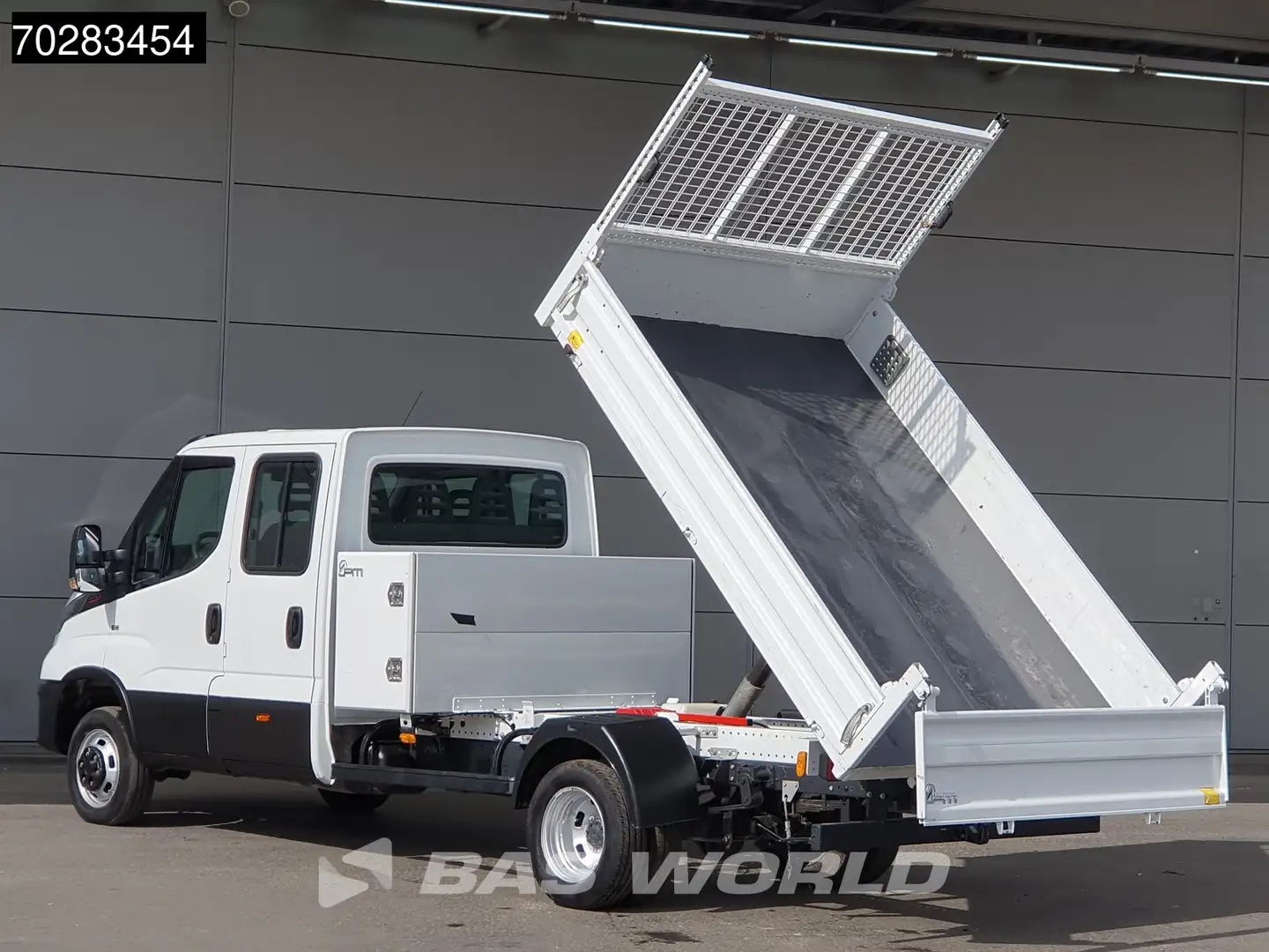 Iveco Daily 35C16 Kipper met Kist Dubbel Cabine Dubbellucht 3, Wit - 2