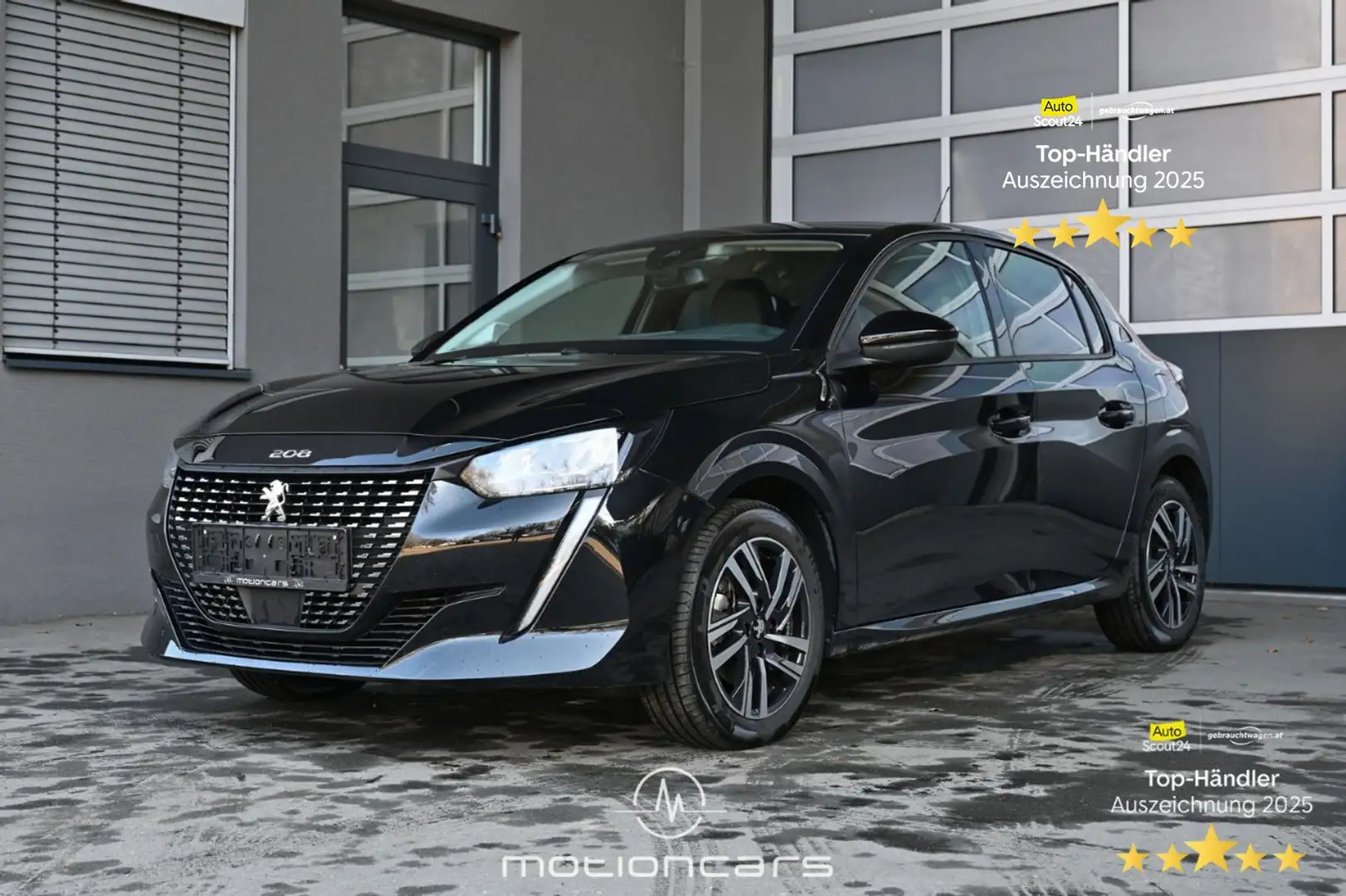 Peugeot 208 1.2 PureTech 100 Allure Pack Pickerl NEU Schwarz - 1