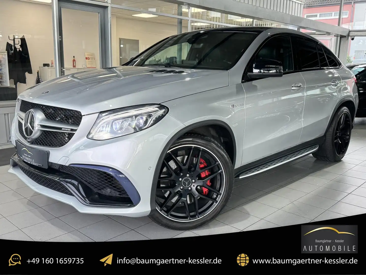 Mercedes-Benz GLE 63 AMG AMG GLE 63 S 4Matic 5.5 V8 LED PANO 360KAM AHK Argent - 1