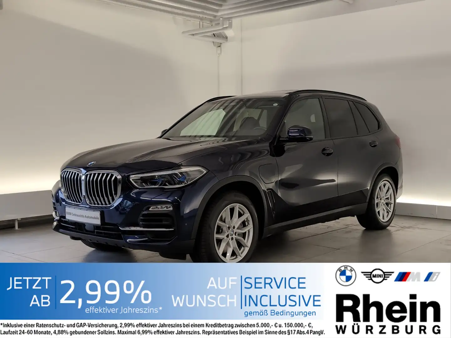 BMW X5 xDrive 45e Navi/Laser/HuD/HarmKar/Pano/PaAS+ Laser Blau - 1