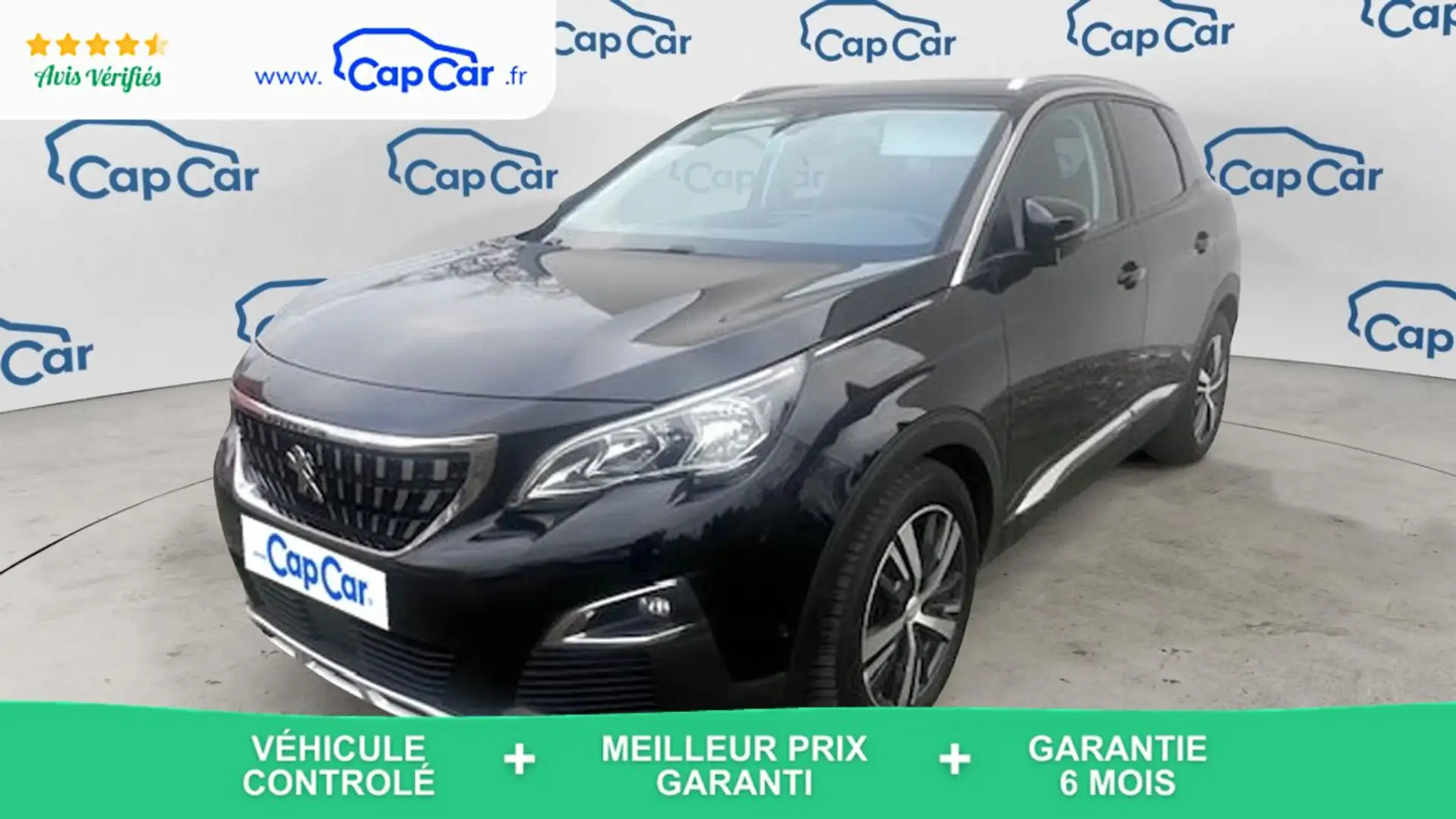 Peugeot 3008 1.5 BlueHDi 130 Active Business - Toit ouvrant Noir - 1