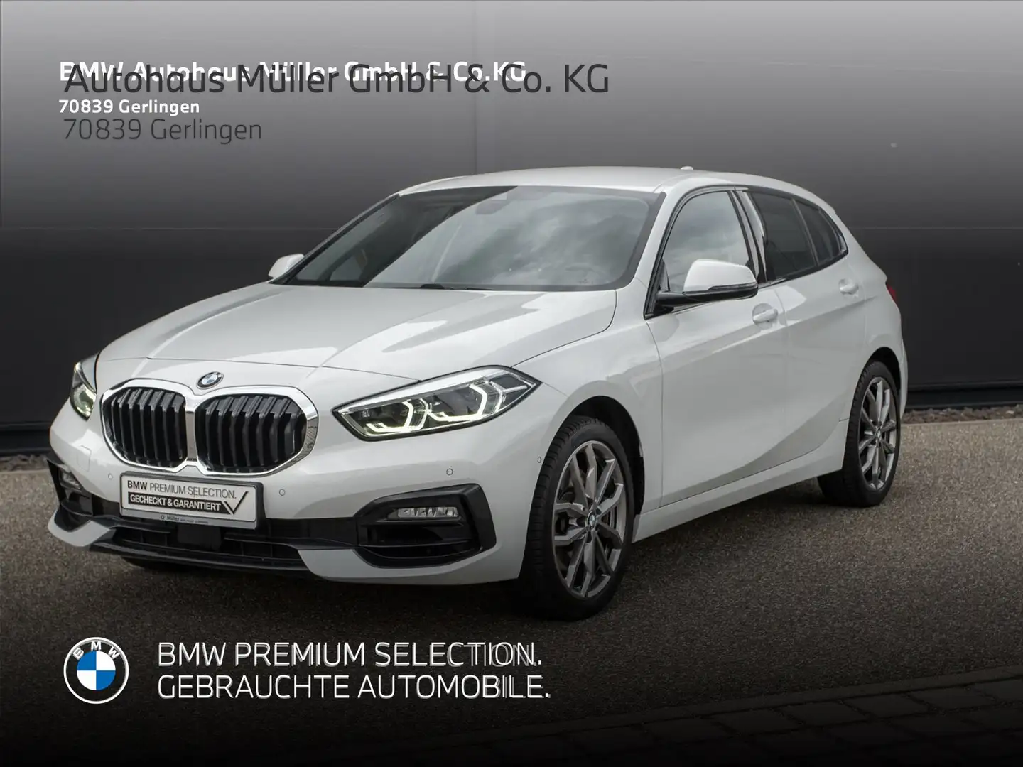 BMW 120 i A 5-Tür Sport Line UPE 47180EUR HiFi Kamera Weiß - 1
