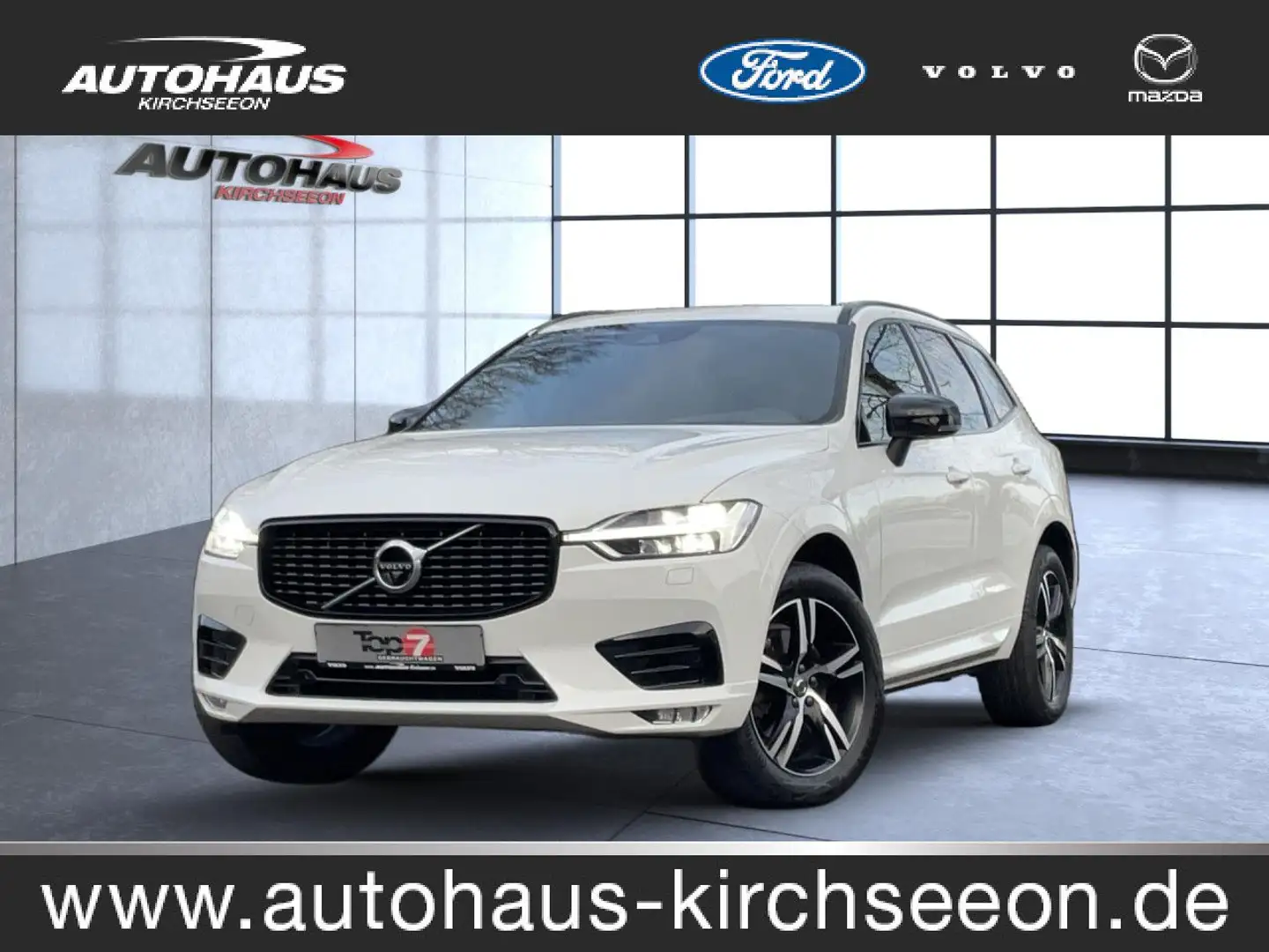 Volvo XC60 B4 (Benzin) R-Design 2WD Automatik Bluetooth Weiß - 1