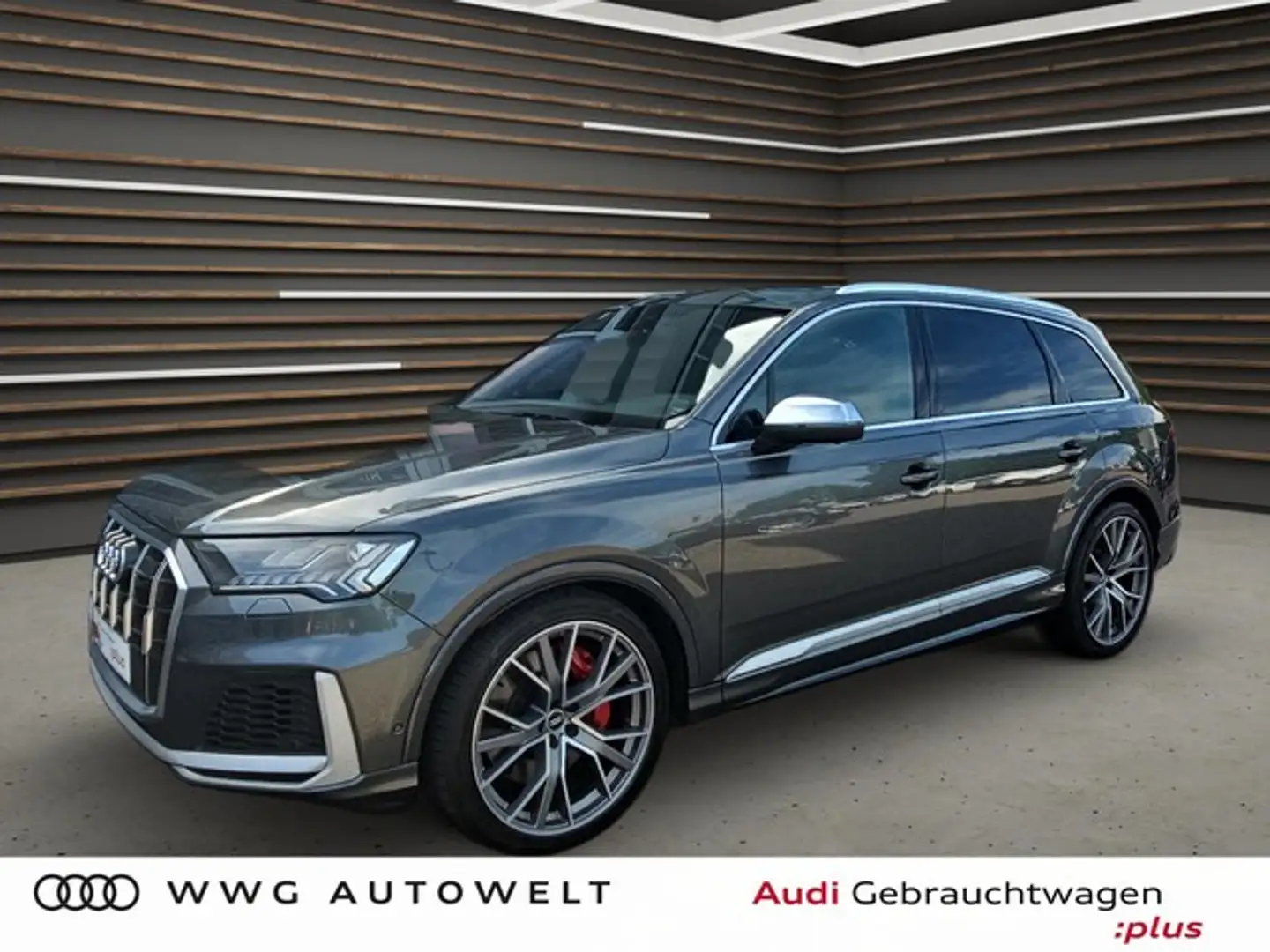 Audi SQ7 4.0 TFSI quattro Tiptronic Matrix Pano Сірий - 1
