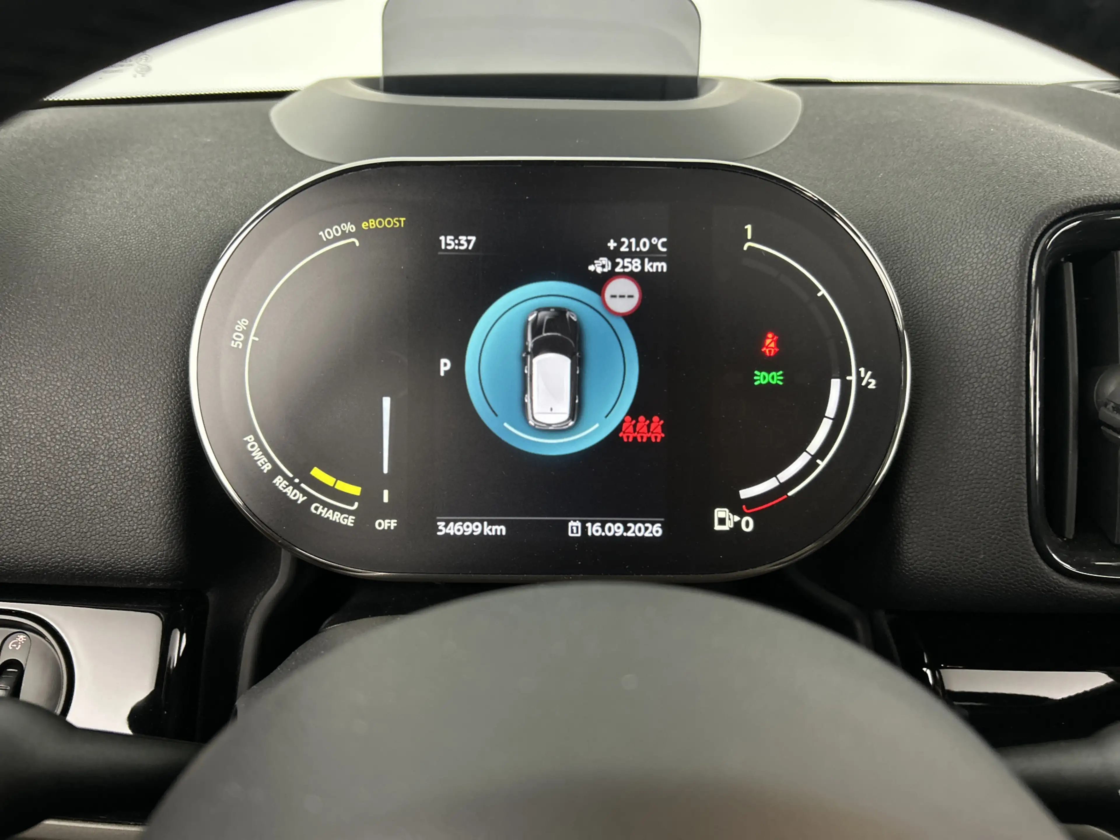 MINI Cooper SE Countryman 1.5 ALL4 Black ED/head up/Panopdak/Stoelv/Carplay — photo 19