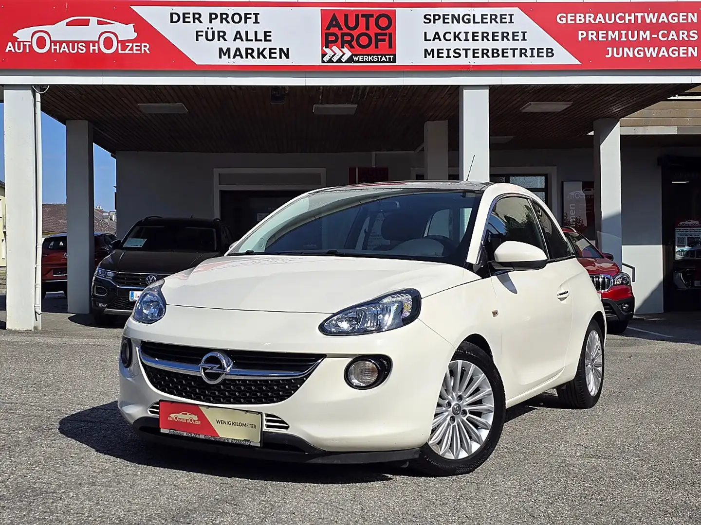 Opel Adam 1.0 Turbo Glam *Panoramadach, Sitz&Lenkradheizung* Weiß - 1