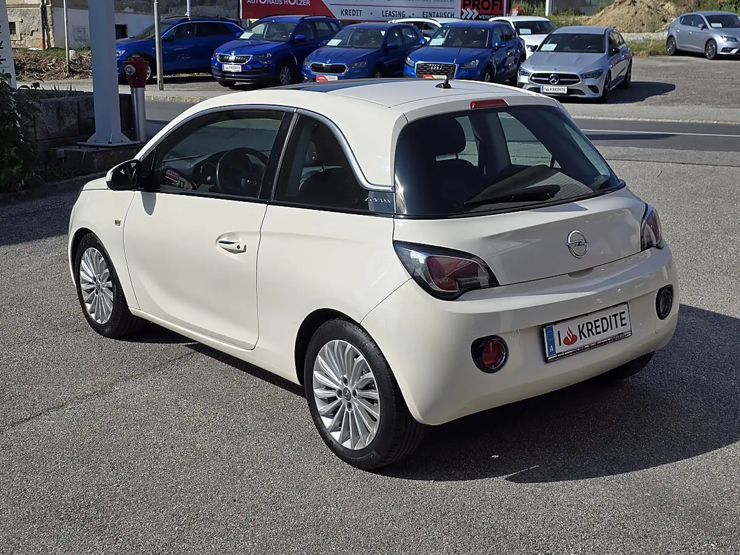 Opel Adam 1.0 Turbo Glam *Panoramadach, Sitz&Lenkradheizung* Weiß - 2