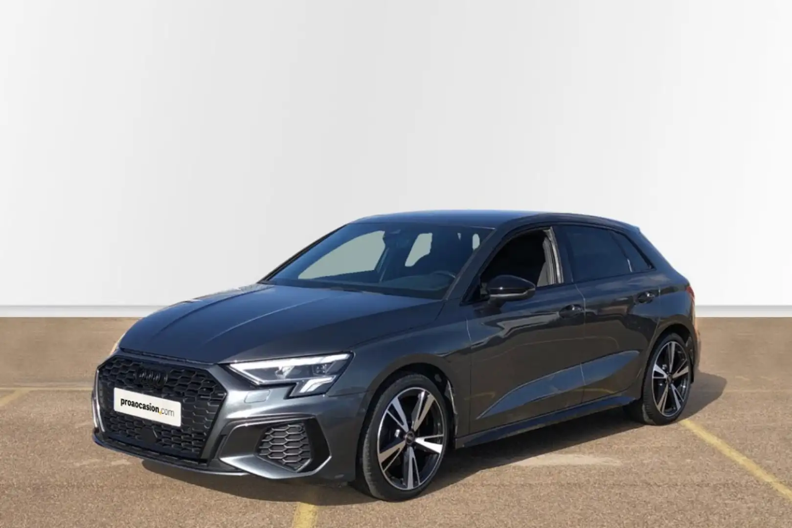 Audi A3 Sportback 35 TFSI Black line S tronic Gris - 1