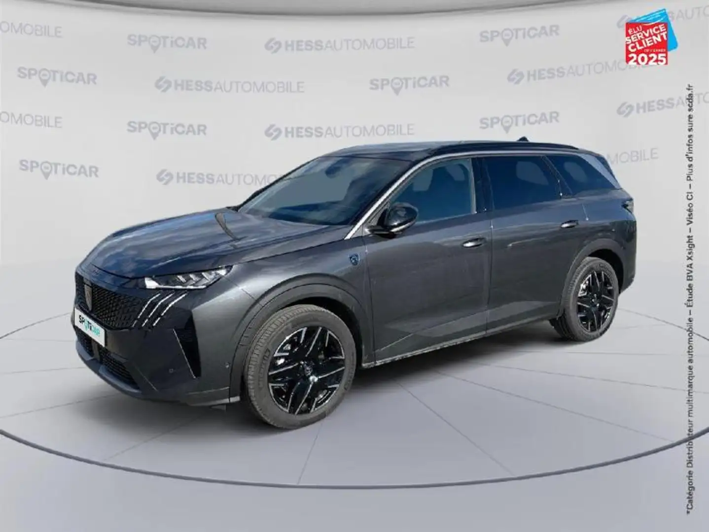 Peugeot 5008 Hybrid 136ch GT e-DCS6 Gris - 1