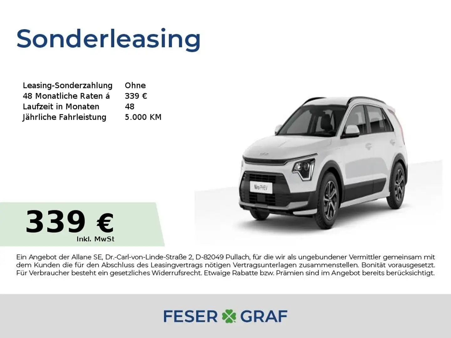 Kia Niro 1.6 GDI HEV ED7 Navi Klima Weiß - 1
