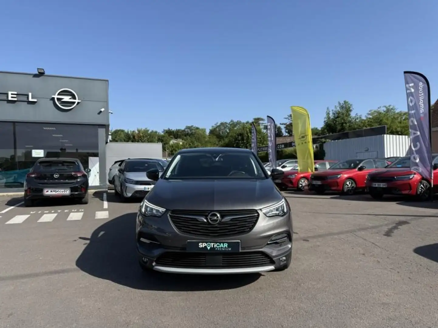 Opel Grandland X 1.2 Turbo 130ch Design Line BVA Gris - 2