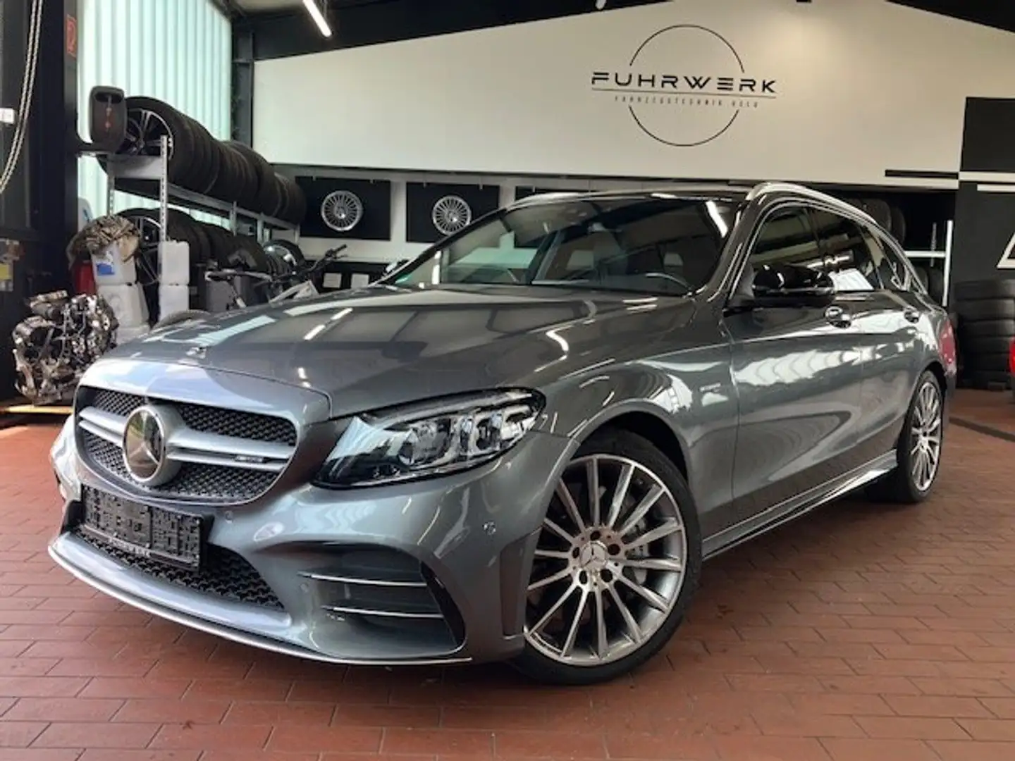 Mercedes-Benz C 450 C 43 T AMG 4Matic/multibeam LED/AHK/PANO/8-fach Сірий - 1
