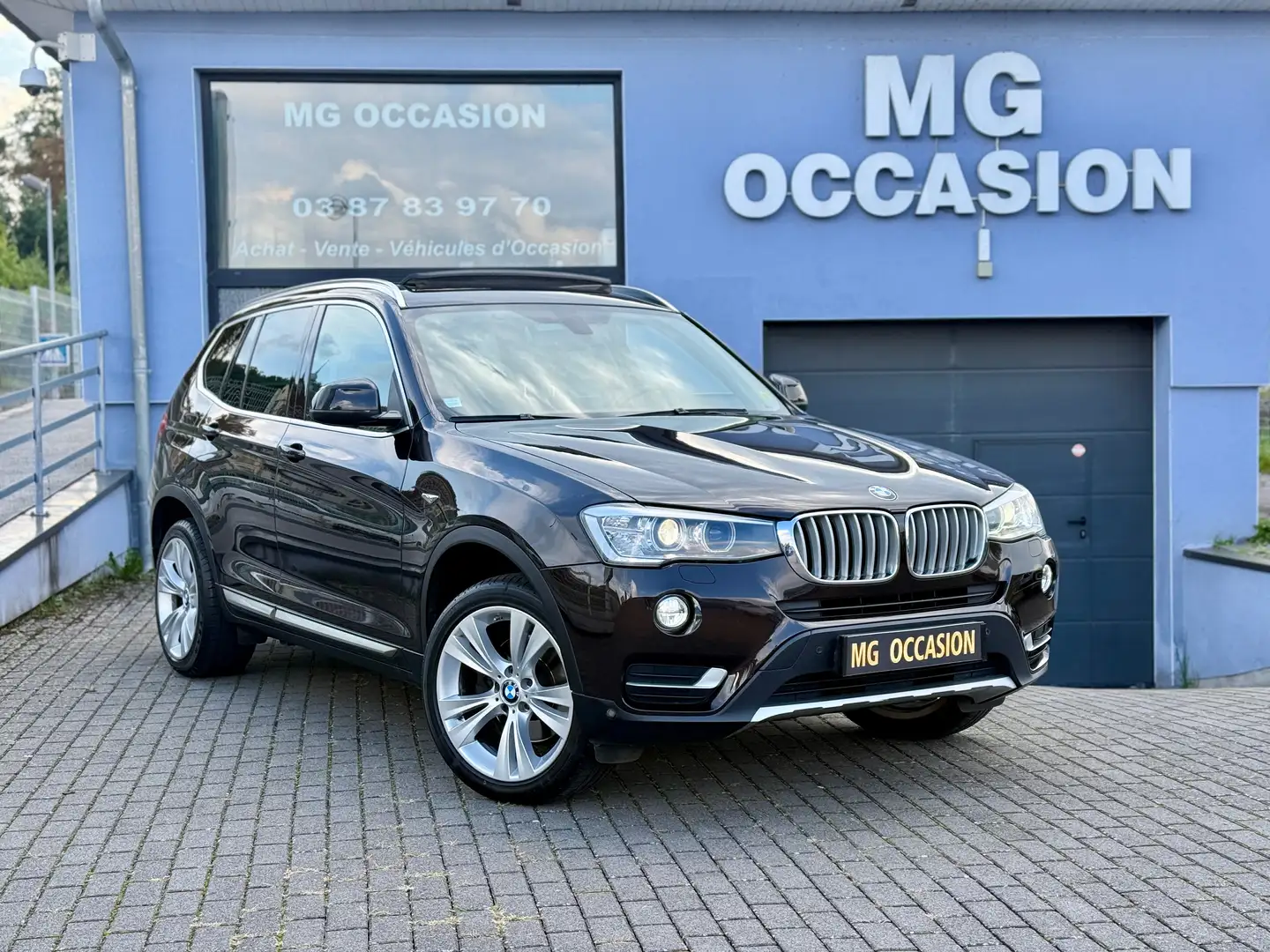 BMW X3 X3 xDrive20d 190ch xLine A Brun - 1