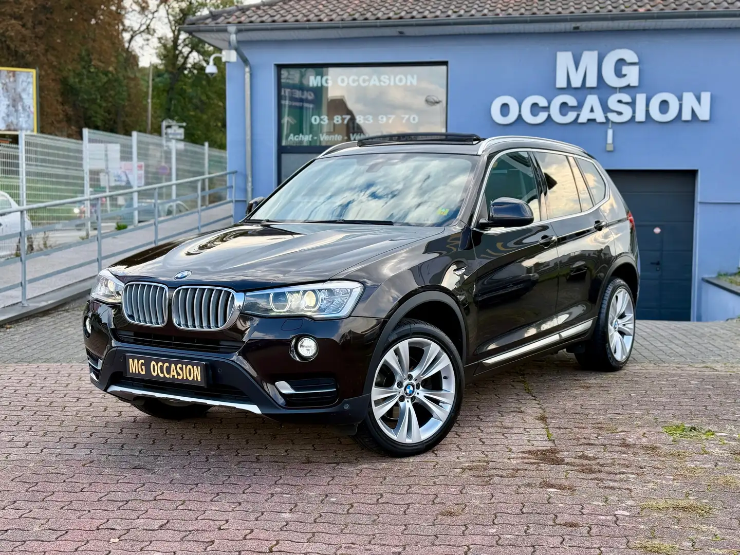 BMW X3 X3 xDrive20d 190ch xLine A Brun - 2